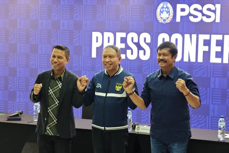 PSSI resmi tunjuk Indra Sjafrie sebagai pelatih kepala Timnas Indonesia di SEA Games 2025 Thailand.(KOMPAS.com/Pratama Yudha)